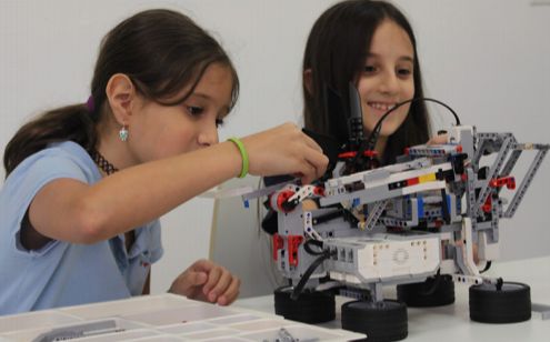 High school science lab